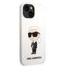 Karl Lagerfeld KLHCP14MSNIKBCH iPhone 14 Plus / 15 Plus 6,7" hardcase biały/white Silicone Ikonik na NearMe.pl