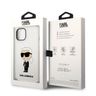 Karl Lagerfeld KLHCP14MSNIKBCH iPhone 14 Plus / 15 Plus 6,7" hardcase biały/white Silicone Ikonik na NearMe.pl