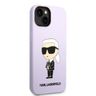 Karl Lagerfeld KLHCP14SSNIKBCU iPhone 14/ 15 / 13 6,1" hardcase purpurowy/purple Silicone Ikonik na NearMe.pl