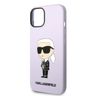 Karl Lagerfeld KLHCP14SSNIKBCU iPhone 14/ 15 / 13 6,1" hardcase purpurowy/purple Silicone Ikonik na NearMe.pl