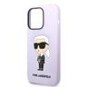 Karl Lagerfeld KLHCP14LSNIKBCU iPhone 14Pro 6,1" hardcase purpurowy/purple Silicone Ikonik na NearMe.pl