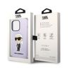 Karl Lagerfeld KLHCP14LSNIKBCU iPhone 14Pro 6,1" hardcase purpurowy/purple Silicone Ikonik na NearMe.pl