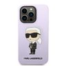 Karl Lagerfeld KLHCP14LSNIKBCU iPhone 14Pro 6,1" hardcase purpurowy/purple Silicone Ikonik na NearMe.pl