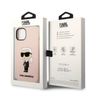 Karl Lagerfeld KLHCP14SSNIKBCP iPhone 14/ 13 6,1" hardcase różowy/pink Silicone Ikonik na NearMe.pl