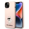 Karl Lagerfeld KLHCP14MSNCHBCP iPhone 14 Plus / 15 Plus 6,7" hardcase różowy/pink Silicone Choupette na NearMe.pl