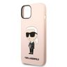 Karl Lagerfeld KLHCP14MSNIKBCP iPhone 14 Plus / 15 Plus 6,7" hardcase różowy/pink Silicone Ikonik na NearMe.pl