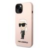 Karl Lagerfeld KLHCP14MSNIKBCP iPhone 14 Plus / 15 Plus 6,7" hardcase różowy/pink Silicone Ikonik na NearMe.pl