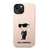 Karl Lagerfeld KLHCP14MSNIKBCP iPhone 14 Plus / 15 Plus 6,7" hardcase różowy/pink Silicone Ikonik na NearMe.pl