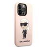 Karl Lagerfeld KLHCP14LSNIKBCP iPhone 14 Pro 6,1" hardcase różowy/pink Silicone Ikonik na NearMe.pl