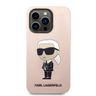 Karl Lagerfeld KLHCP14LSNIKBCP iPhone 14 Pro 6,1" hardcase różowy/pink Silicone Ikonik na NearMe.pl