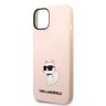 Karl Lagerfeld KLHCP14SSNCHBCP iPhone 14 / 15 / 13 6,1" hardcase różowy/pink Silicone Choupette na NearMe.pl