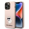 Karl Lagerfeld KLHCP14LSNCHBCP iPhone 14 Pro 6,1" hardcase różowy/pink Silicone Choupette na NearMe.pl