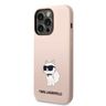 Karl Lagerfeld KLHCP14LSNCHBCP iPhone 14 Pro 6,1" hardcase różowy/pink Silicone Choupette na NearMe.pl
