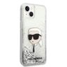 Karl Lagerfeld KLHCP14MLNKHCH iPhone 14 Plus / 15 Plus 6,7" srebrny/silver hardcase Glitter Karl Head na NearMe.pl