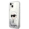 Karl Lagerfeld KLHCP14MLNKHCH iPhone 14 Plus / 15 Plus 6,7" srebrny/silver hardcase Glitter Karl Head na NearMe.pl