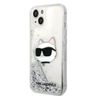 Karl Lagerfeld KLHCP14SLNCHCS iPhone 14 6,1" srebrny/silver hardcase Glitter Choupette Head na NearMe.pl