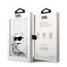 Karl Lagerfeld KLHCP14XLNCHCS iPhone 14 Pro Max 6,7" srebrny/silver hardcase Glitter Choupette Head na NearMe.pl