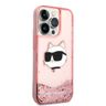 Karl Lagerfeld KLHCP14LLNCHCP iPhone 14 Pro 6,1" różowy/pink hardcase Glitter Choupette Head na NearMe.pl