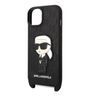 Karl Lagerfeld KLHCP14SSTKMK iPhone 14 / 15 / 13 6,1" czarny/black hardcase Monogram Ikonik Patch na NearMe.pl