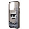 Karl Lagerfeld KLHCP14LLNCHCK iPhone 14 Pro 6,1" czarny/black hardcase Glitter Choupette Head na NearMe.pl