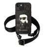Karl Lagerfeld KLHCP14MSTKMK iPhone 14Plus / 15 Plus 6,7" czarny/black hardcase Monogram Ikonik Patch na NearMe.pl