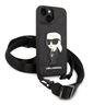 Karl Lagerfeld KLHCP14MSTKMK iPhone 14Plus / 15 Plus 6,7" czarny/black hardcase Monogram Ikonik Patch na NearMe.pl