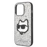 Karl Lagerfeld KLHCP14LG2CPS iPhone 14 Pro 6,1" srebrny/silver hardcase Glitter Choupette Patch na NearMe.pl