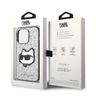 Karl Lagerfeld KLHCP14LG2CPS iPhone 14 Pro 6,1" srebrny/silver hardcase Glitter Choupette Patch na NearMe.pl