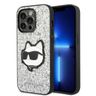 Karl Lagerfeld KLHCP14LG2CPS iPhone 14 Pro 6,1" srebrny/silver hardcase Glitter Choupette Patch na NearMe.pl