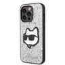Karl Lagerfeld KLHCP14LG2CPS iPhone 14 Pro 6,1" srebrny/silver hardcase Glitter Choupette Patch na NearMe.pl