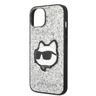 Karl Lagerfeld KLHCP14SG2CPS iPhone 14 / 15 / 13 6,1" srebrny/silver hardcase Glitter Choupette Patch na NearMe.pl