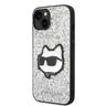 Karl Lagerfeld KLHCP14MG2CPS iPhone 14 Plus / 15 Plus 6,7" srebrny/silver hardcase Glitter Choupette Patch na NearMe.pl