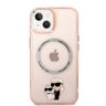 Karl Lagerfeld KLHMP14SHNKCIP iPhone 14 / 15 / 13 6,1" hardcase różowy/pink Iconic Karl&Choupette Magsafe na NearMe.pl
