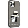 Karl Lagerfeld KLHCP12MHNKCTGK iPhone 12/12 Pro 6,1" czarny/black hardcase Gliter Karl&Choupette na NearMe.pl