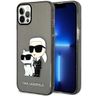 Karl Lagerfeld KLHCP12MHNKCTGK iPhone 12/12 Pro 6,1" czarny/black hardcase Gliter Karl&Choupette na NearMe.pl