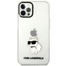 Karl Lagerfeld KLHCP12MHNCHTCT iPhone 12 /12 Pro 6,1" transparent hardcase Ikonik Choupette na NearMe.pl
