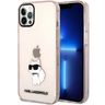 Karl Lagerfeld KLHCP12MHNCHTCP iPhone 12 /12 Pro 6,1" różowy/pink hardcase Ikonik Choupette na NearMe.pl