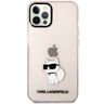 Karl Lagerfeld KLHCP12MHNCHTCP iPhone 12 /12 Pro 6,1" różowy/pink hardcase Ikonik Choupette na NearMe.pl