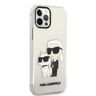 Karl Lagerfeld KLHCP12MHNKCTGT iPhone 12/12 Pro 6,1" transparent hardcase Gliter Karl&Choupette na NearMe.pl
