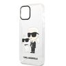 Karl Lagerfeld KLHCP12MHNKCTGT iPhone 12/12 Pro 6,1" transparent hardcase Gliter Karl&Choupette na NearMe.pl