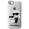 Karl Lagerfeld KLHCI8HNKCTGT iPhone 7/8/SE 2020 / SE 2022 transparent hardcase Gliter Karl&Choupette na NearMe.pl