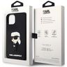 Karl Lagerfeld KLHCP14S3DRKINK iPhone 14/ 15 / 13 6.1" czarny/black hardcase Rubber Ikonik 3D na NearMe.pl