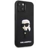 Karl Lagerfeld KLHCP14S3DRKINK iPhone 14/ 15 / 13 6.1" czarny/black hardcase Rubber Ikonik 3D na NearMe.pl