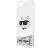 Karl Lagerfeld KLHCI8LNCHCS iPhone 7/8/SE 2020 / SE 2022 srebrny/silver hardcase Glitter Choupette Head na NearMe.pl