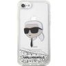 Karl Lagerfeld KLHCI8LNKHCH iPhone 7/8/SE 2020 / SE 2022 srebrny/silver hardcase Glitter Karl Head na NearMe.pl