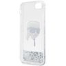 Karl Lagerfeld KLHCI8LNKHCH iPhone 7/8/SE 2020 / SE 2022 srebrny/silver hardcase Glitter Karl Head na NearMe.pl
