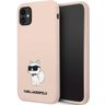 Karl Lagerfeld KLHCN61SNCHBCP iPhone 11/XR 6,1" hardcase różowy/pink Silicone Choupette na NearMe.pl
