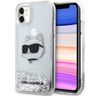 Karl Lagerfeld KLHCN61LNCHCS iPhone 11/XR srebrny/silver hardcase Glitter Choupette Head na NearMe.pl