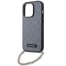 Karl Lagerfeld KLHCP14LSACKLHPG iPhone 14 Pro 6.1" srebrny/silver hardcase Saffiano Monogram Chain na NearMe.pl
