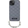 Karl Lagerfeld KLHCP14SSACKLHPG iPhone 14 / 15 / 13 6.1" srebrny/silver hardcase Saffiano Monogram Chain na NearMe.pl